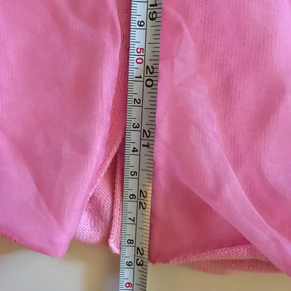 Vintage 90 Y2K gentryportofino Unique Barbiecore Retro Pink Cardigan Sweater Set - Picture 10 of 16